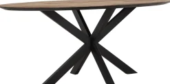 Houten Eettafels|Ovale Eettafels-DTP Home Shape Ovaal Eettafel Bruin