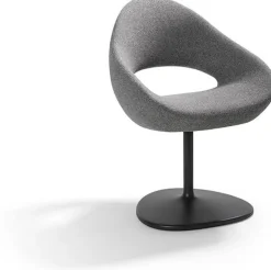 Eetkamerstoelen Met Armleuning|Design Stoelen-Artifort Shark Eetkamerstoel Grijs