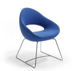 Eetkamerstoelen Met Armleuning|Design Stoelen-Artifort Shark Eetkamerstoel Grijs