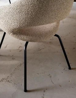 Eetkamerstoelen Met Armleuning|Design Stoelen-Artifort Shark Eetkamerstoel Grijs