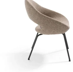 Eetkamerstoelen Met Armleuning|Design Stoelen-Artifort Shark Eetkamerstoel Grijs