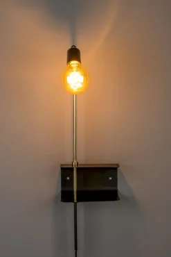 Wandlampen|Wandlampen-Dutchbone Shaw Wandlamp Black