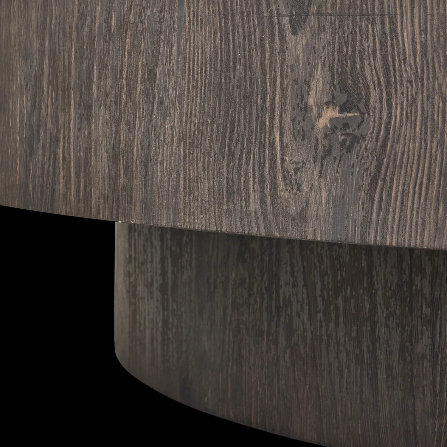 Ronde Salontafels-vtwonen Shield Too Salontafel Dark Brown