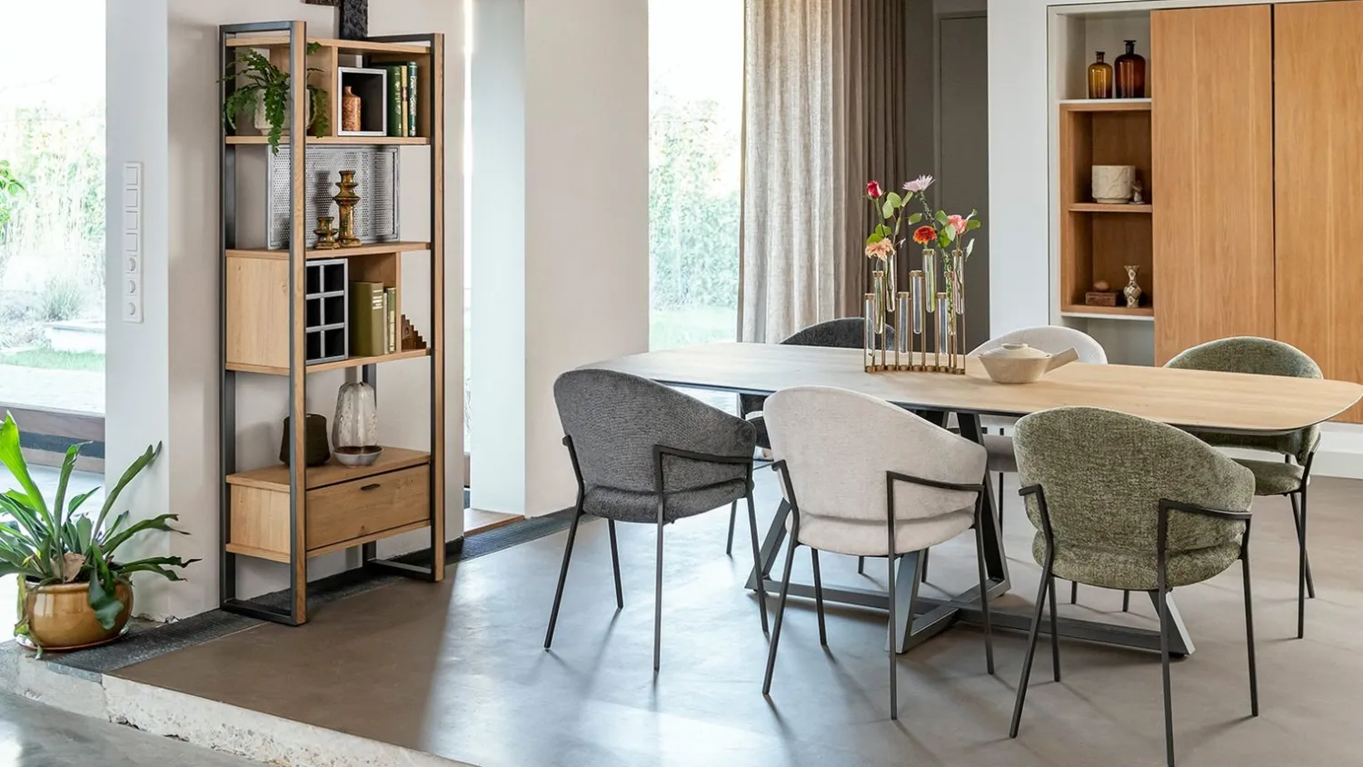 Houten Eettafels|Rechthoekige Eettafels-Henders en Hazel Shimanto Eettafel Naturel
