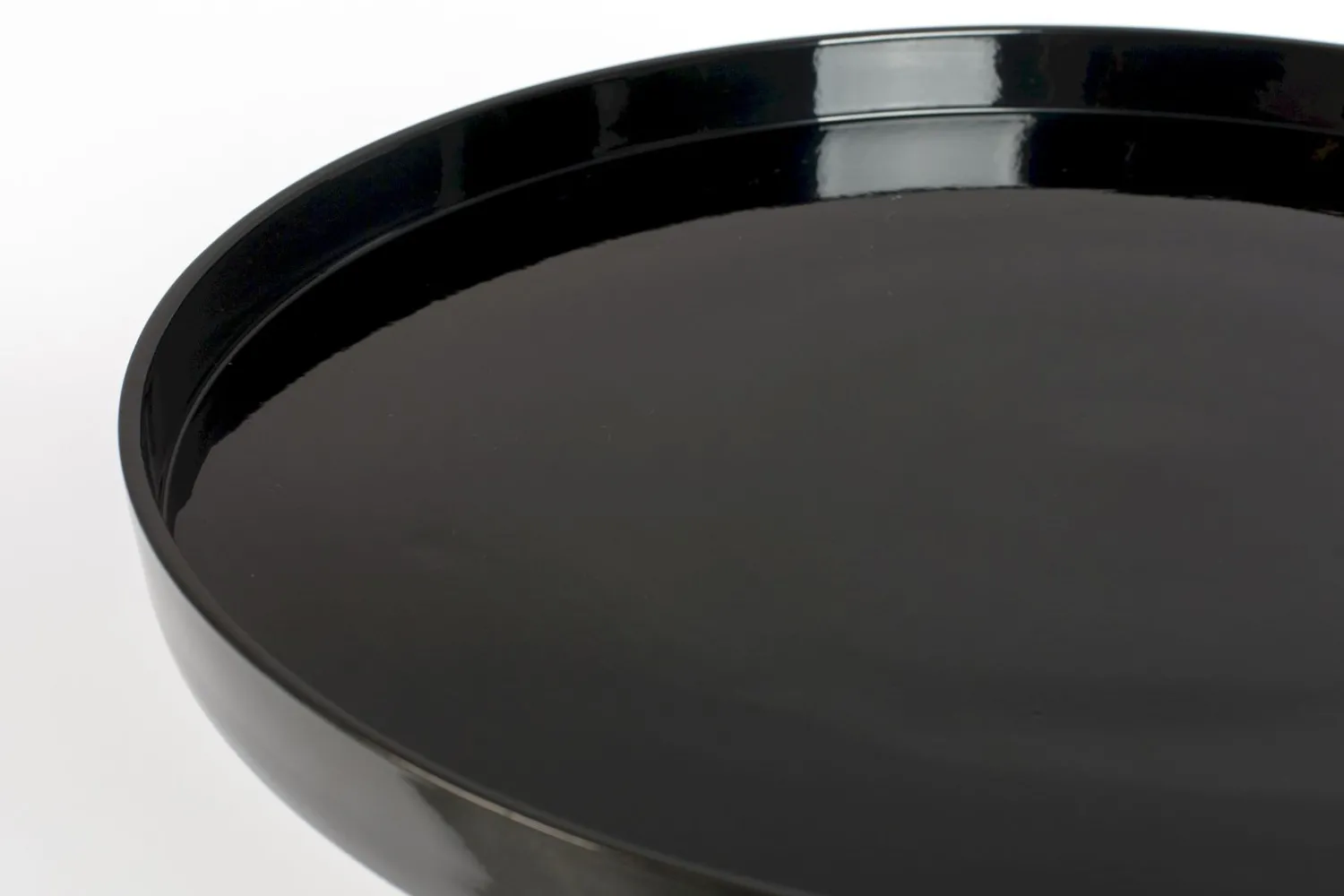 Ronde Bijzettafels-Zuiver Shiny Bomb Bijzettafel Zwart