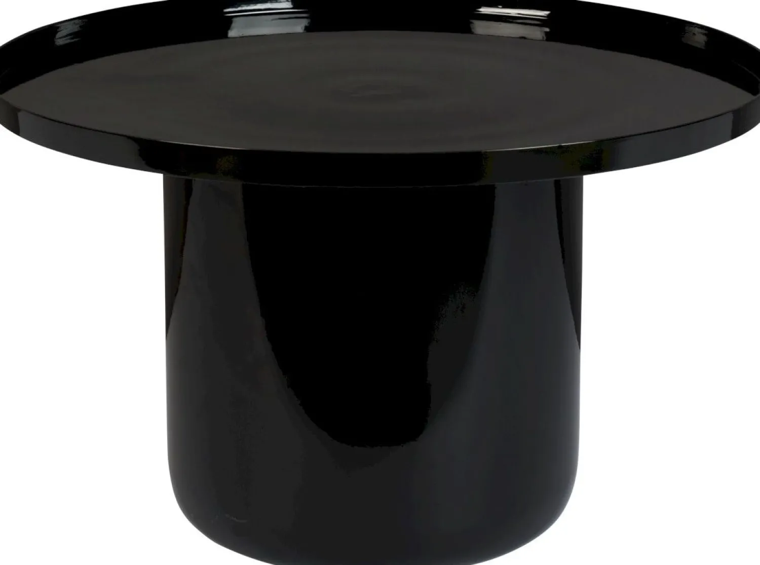 Ronde Salontafels-Zuiver Shiny Bomb Salontafel Zwart