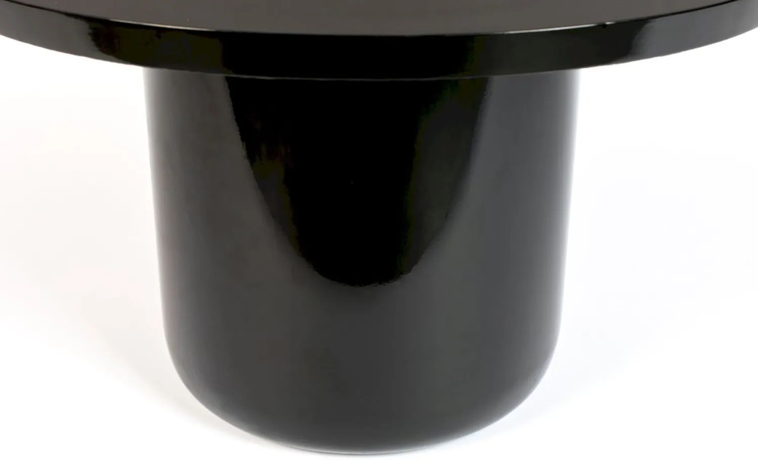 Ronde Salontafels-Zuiver Shiny Bomb Salontafel Zwart