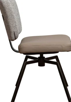 Eetkamerstoelen Zonder Armleuning-Movani Siano Eetkamerstoel Mocca, Light Brown