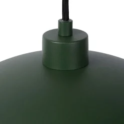 Hanglampen|Hanglampen-Lucide Siemon Hanglamp Groen, Goud
