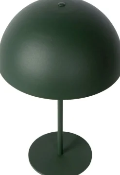 Moderne Tafellampen|Tafellampen-Lucide Siemon Tafellamp Groen, Goud