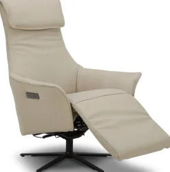 Leren Fauteuils|Relaxfauteuils-Movani Sier Relaxfauteuil Macha