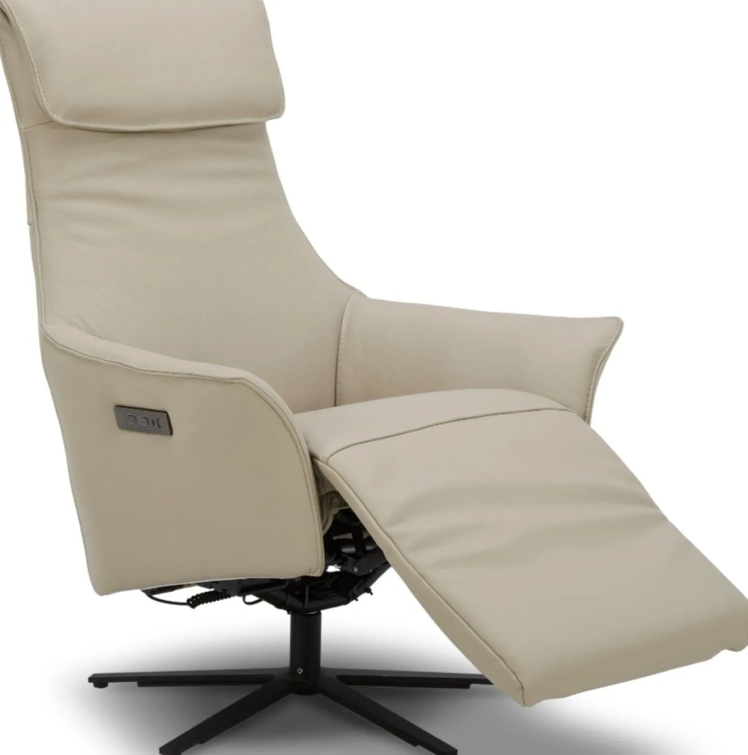 Leren Fauteuils|Relaxfauteuils-Movani Sier Relaxfauteuil Macha