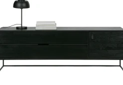 Tv-Meubels-WOOOD Silas Breed Tv-meubel Black Night