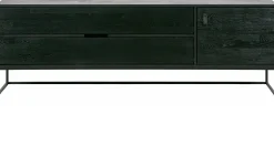 Tv-Meubels-WOOOD Silas Breed Tv-meubel Black Night