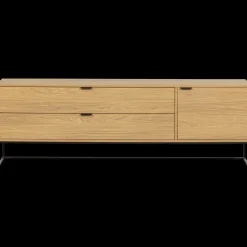 Tv-Meubels-WOOOD Silas Breed Tv-meubel Oak