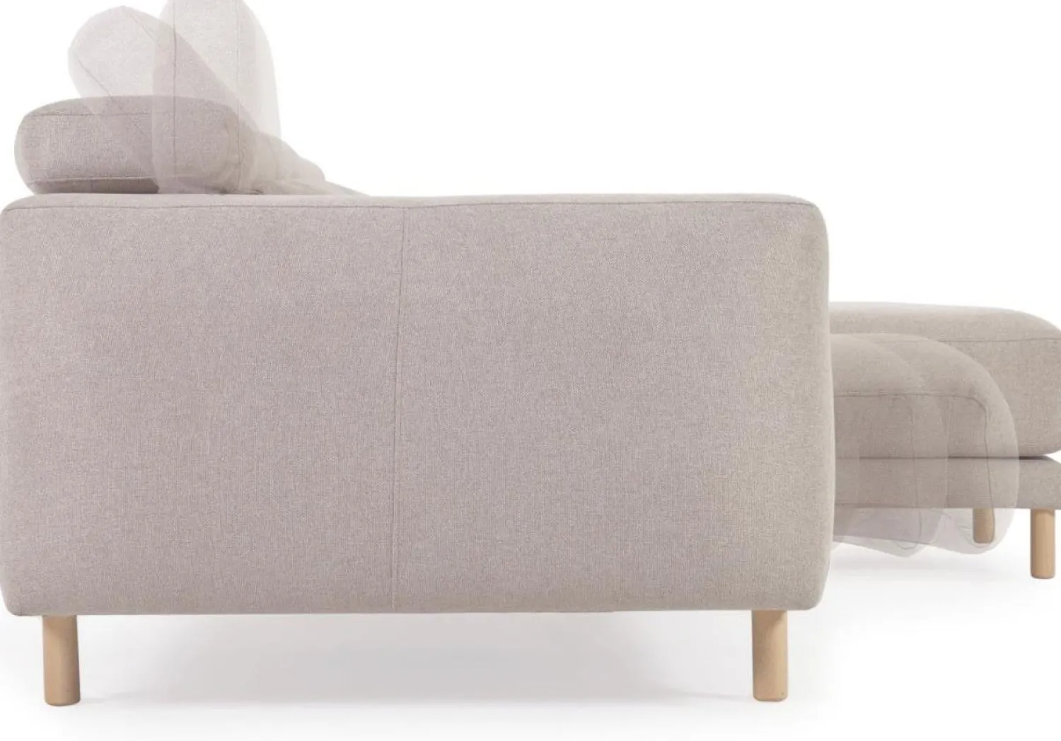 Zitbanken-Kave Home Singa 3-Zitsbank Beige