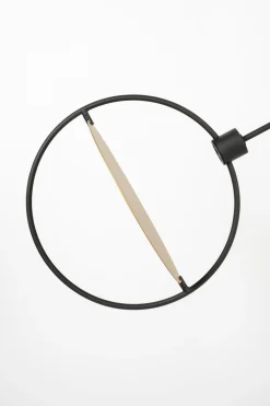 Design Vloerlampen|Vloerlampen-Zuiver Sirius Vloerlamp Zwart, Goud