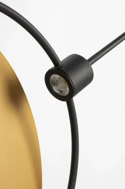 Design Vloerlampen|Vloerlampen-Zuiver Sirius Vloerlamp Zwart, Goud