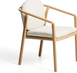 Tuinstoelen-Kave Home Sirte Tuinstoel Ecru, Naturel