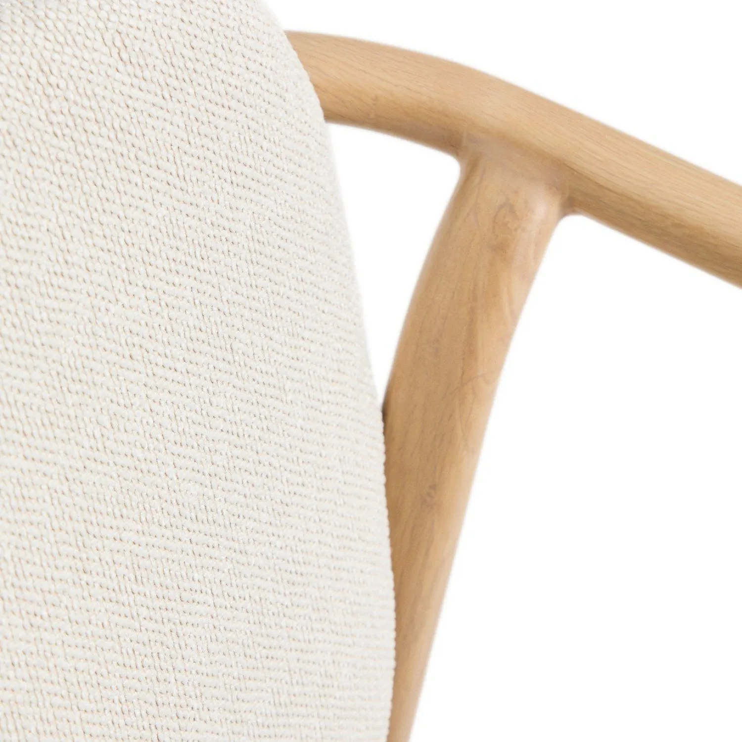 Tuinstoelen-Kave Home Sirte Tuinstoel Ecru, Naturel