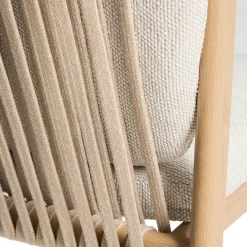 Tuinstoelen-Kave Home Sirte Tuinstoel Ecru, Naturel