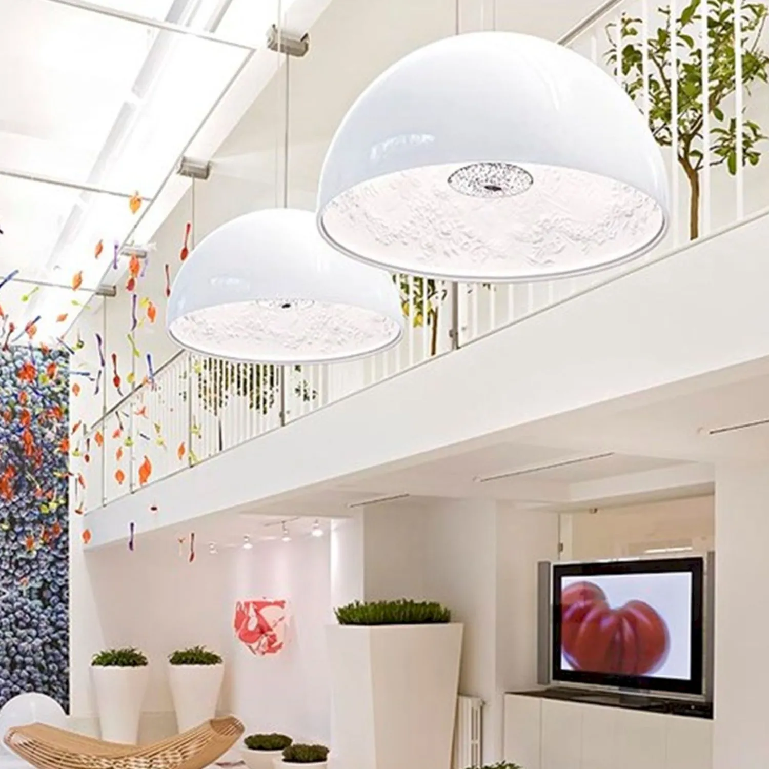 Design Hanglampen|Design Hanglampen-Flos Skygarden Hanglamp wit