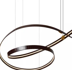 Moderne Hanglampen|Moderne Hanglampen-Lucide Slalom Hanglamp Koffie