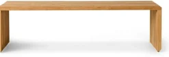 Zitbanken-HKLIVING Slatted L Bank Naturel