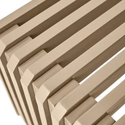 Zitbanken-HKLIVING Slatted L Bank Sand