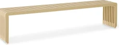 Zitbanken-HKLIVING Slatted L Bank Sand