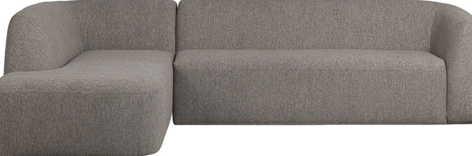 Hoekbanken-WOOOD Sloping Hoekbank Grey Melange