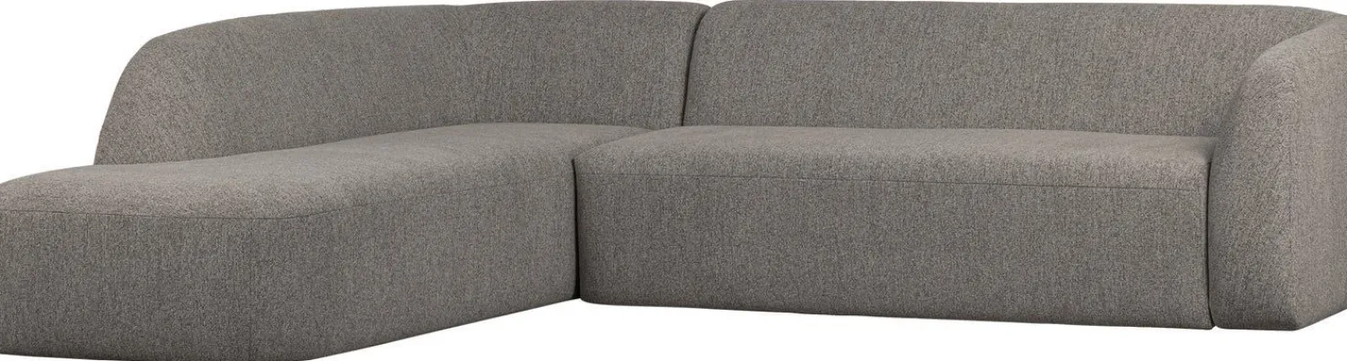 Hoekbanken-WOOOD Sloping Hoekbank Grey Melange