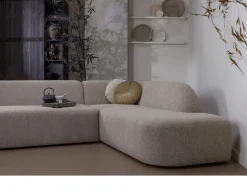 Hoekbanken-WOOOD Sloping Hoekbank Natural Melange
