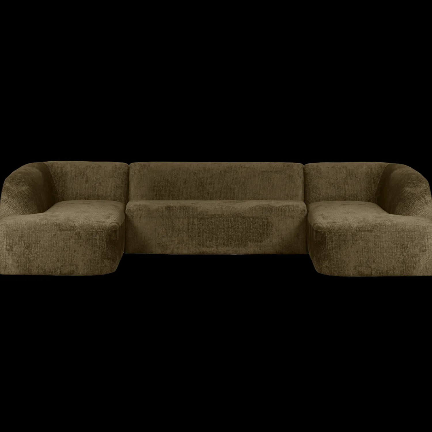 U-Banken-WOOOD Sloping Velvet U-bank Bonsai