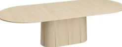 Uitschuifbare Eettafels-Skovby SM115 Eettafel Naturel