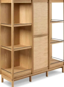 Opbergkasten|Opbergkasten-Skovby SM546 Highboard Naturel