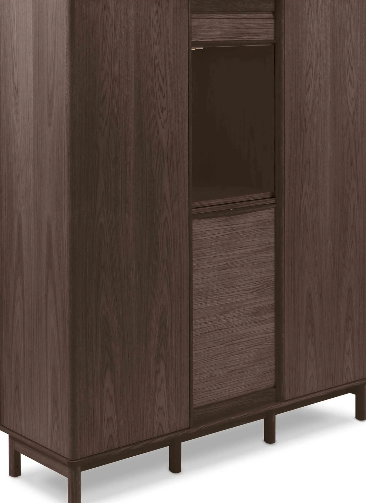 Opbergkasten|Opbergkasten-Skovby SM546 Highboard Naturel