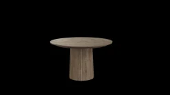 Houten Eettafels|Uitschuifbare Eettafels-Skovby SM33 Uitschuiftafel Zwart