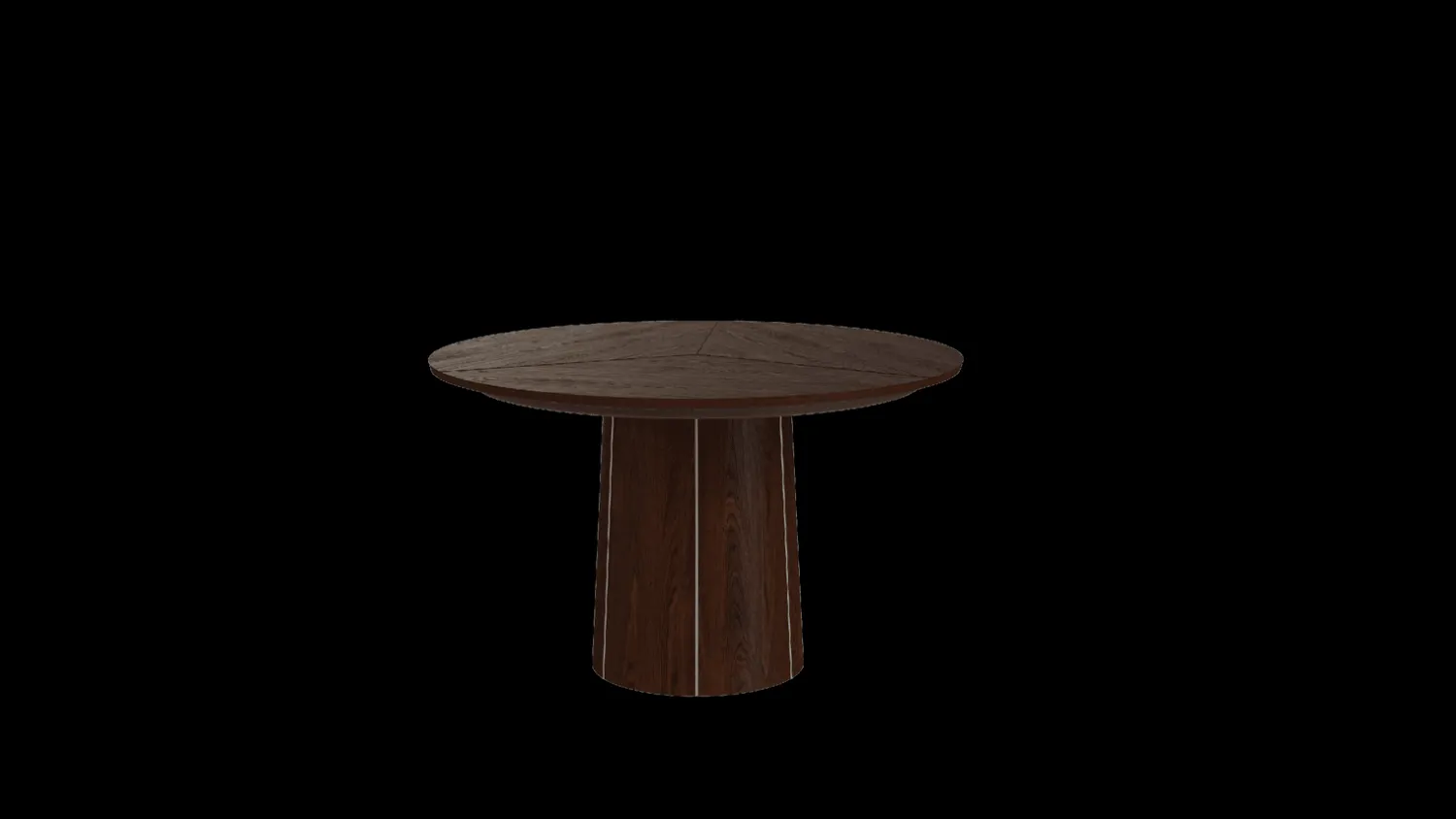 Houten Eettafels|Uitschuifbare Eettafels-Skovby SM33 Uitschuiftafel Zwart
