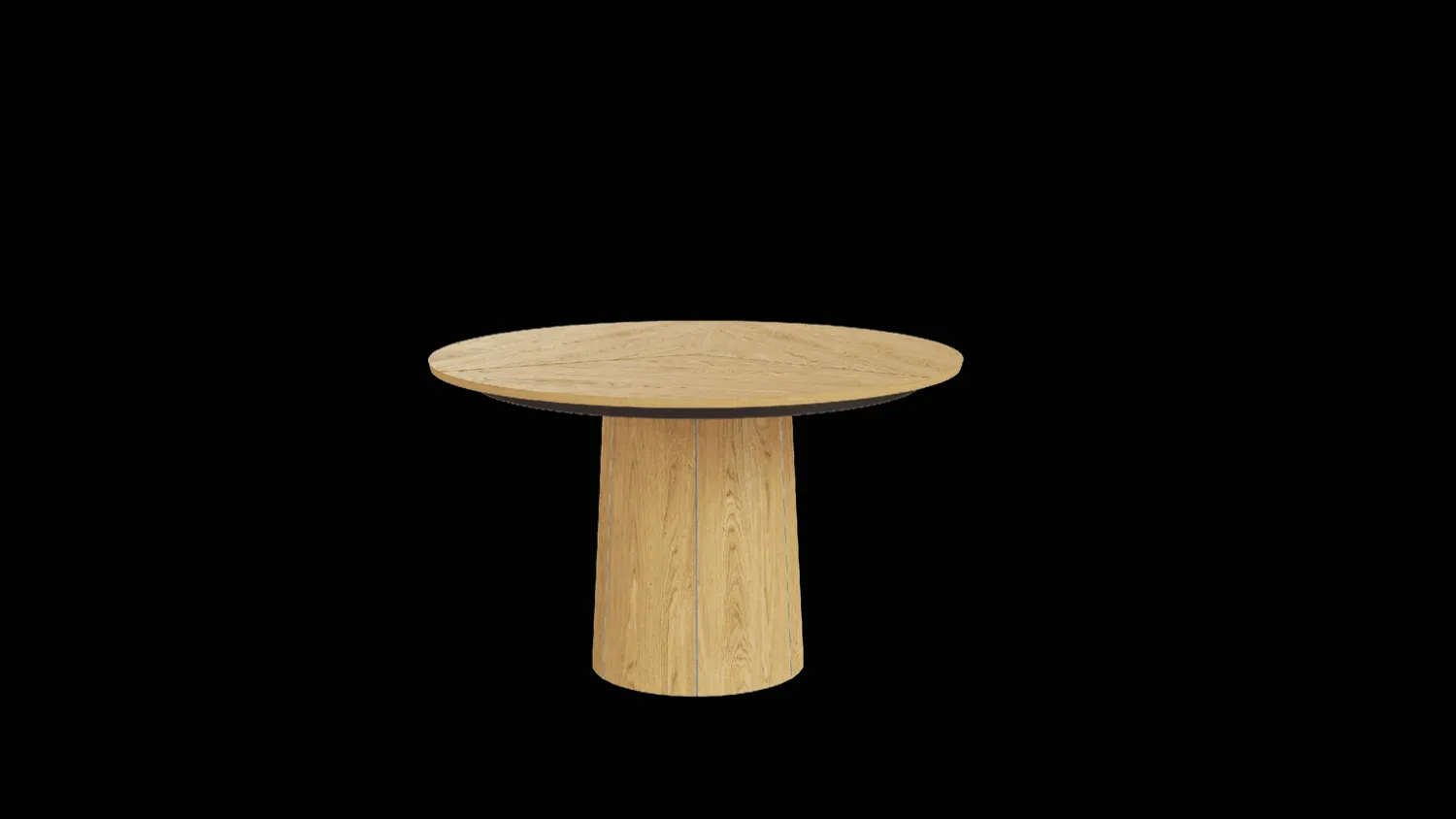 Houten Eettafels|Uitschuifbare Eettafels-Skovby SM33 Uitschuiftafel Zwart
