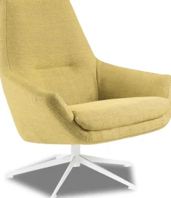 Draaifauteuils-Movani Smile Fauteuil Geel
