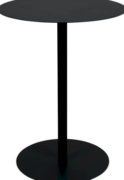 Ronde Bijzettafels-Zuiver Snow Bijzettafel Black