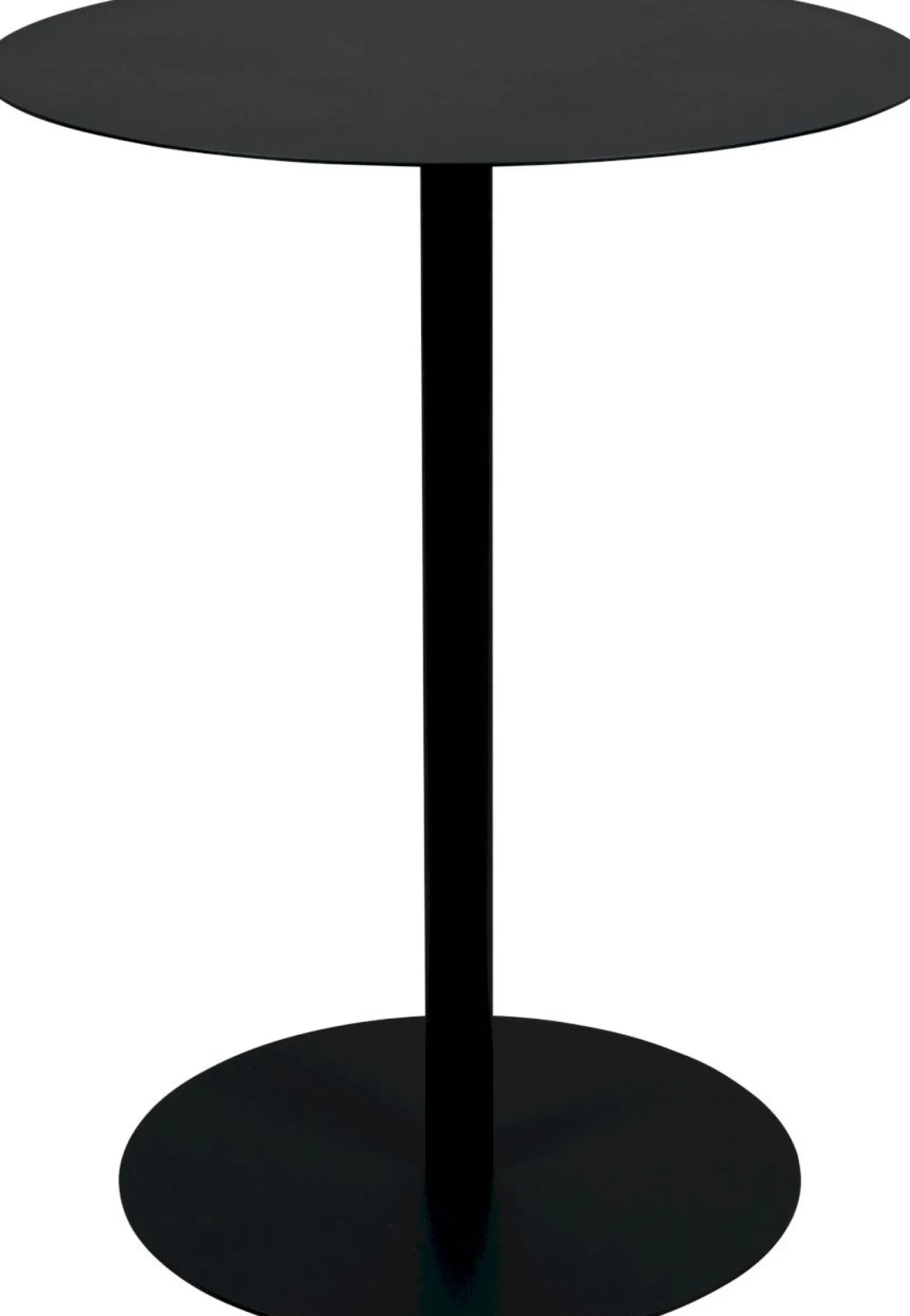 Ronde Bijzettafels-Zuiver Snow Bijzettafel Black