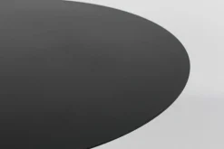 Ronde Bijzettafels-Zuiver Snow Bijzettafel Black