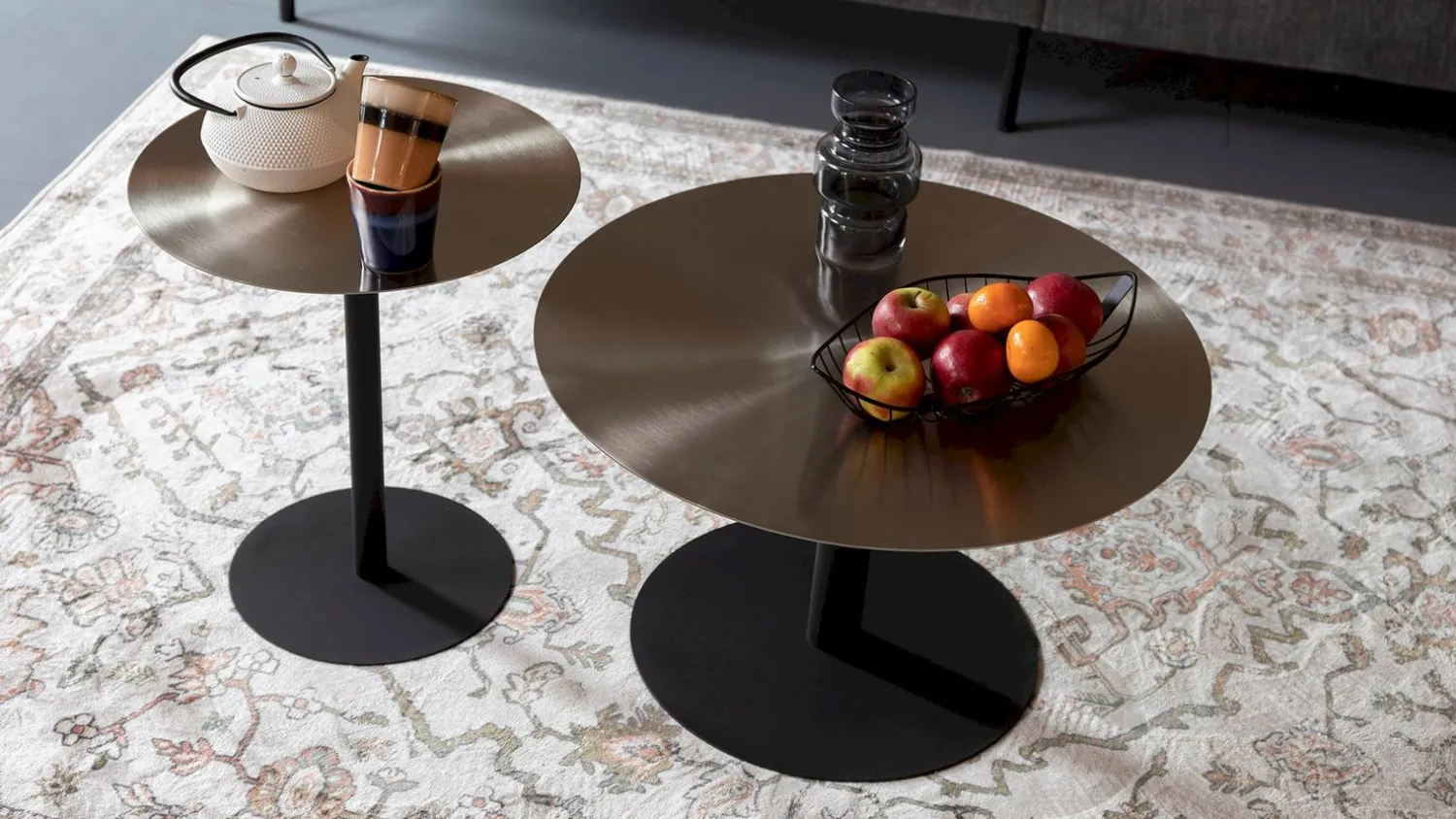 Ronde Salontafels-Zuiver Snow Brushed Salontafel Brushed Satin