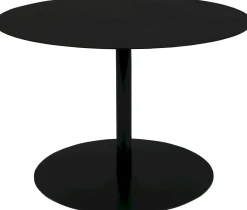 Ronde Bijzettafels-Zuiver Snow Round M Bijzettafel Black