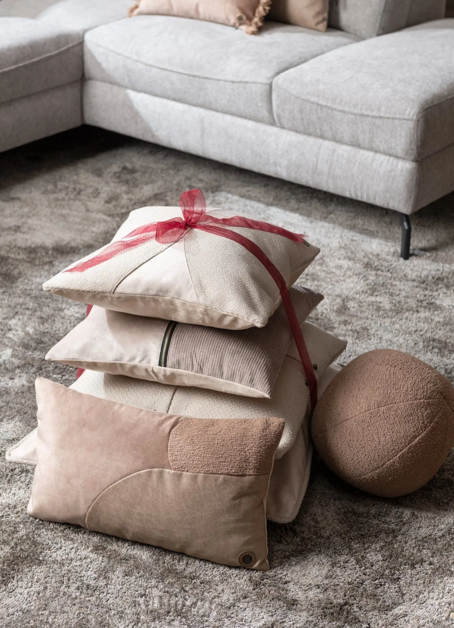 Sierkussens & Plaids-COCO maison Sofia Sierkussen Beige