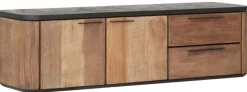 Tv-Meubels-DTP Home Soho Hangend Tv-meubel Bruin, Zwart