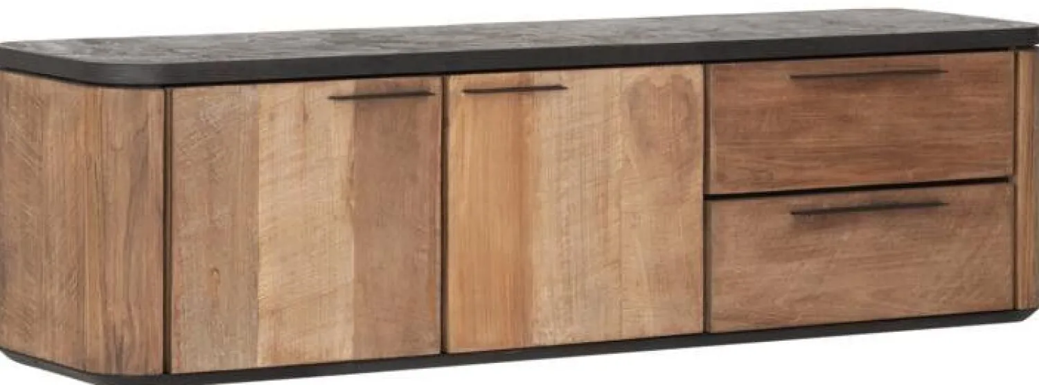 Tv-Meubels-DTP Home Soho Hangend Tv-meubel Bruin, Zwart