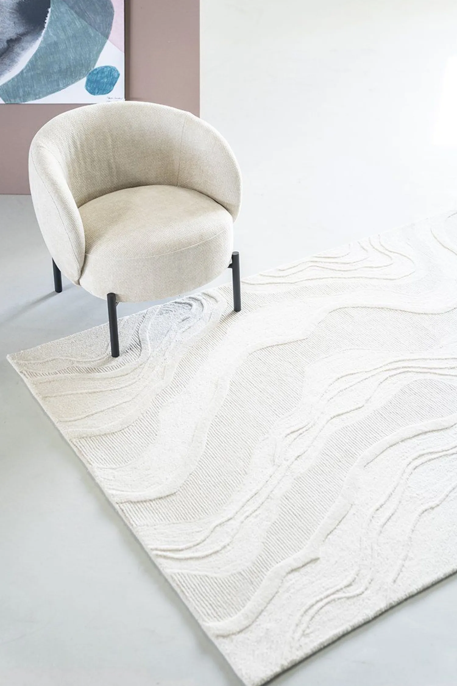 Vloerkleden|Wollen Vloerkleden-By Boo Soil Vloerkleed Beige